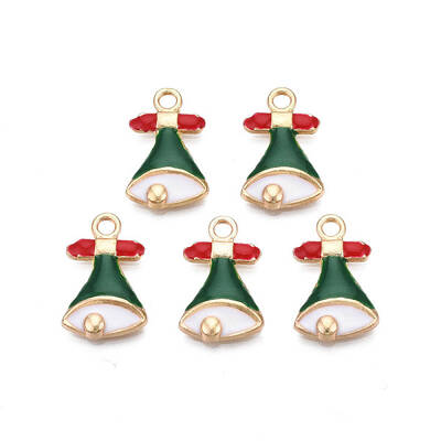 Rack Plating Alloy Enamel Pendants