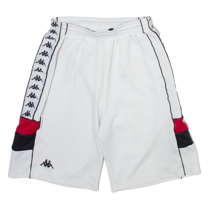 KAPPA Mens Casual Shorts White Relaxed M W26