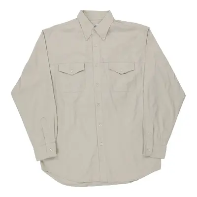 Valentino Shirt - Large Beige Cotton
