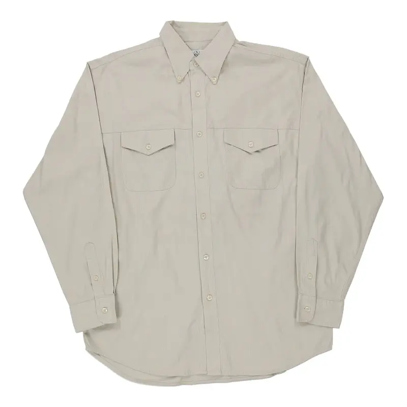 Valentino Shirt - Large Beige Cotton