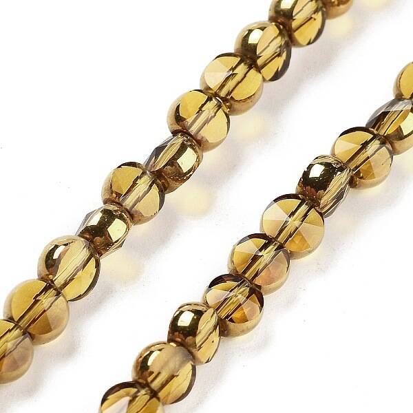 Electroplate Glass Beads Strands