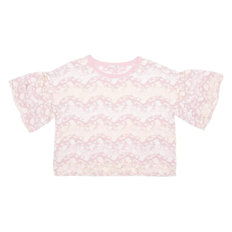 ZARA Womens Printed Blouse Pink Floral L