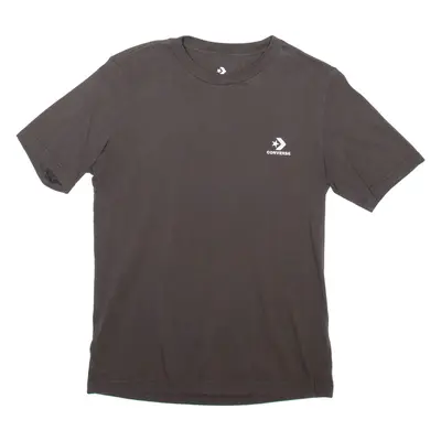 CONVERSE Mens T-Shirt Brown XXS