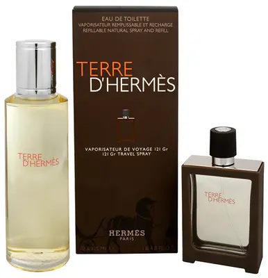 Hermes Terre D´ Hermes - EDT 30 ml (refillable) + EDT 125 ml (refillable)