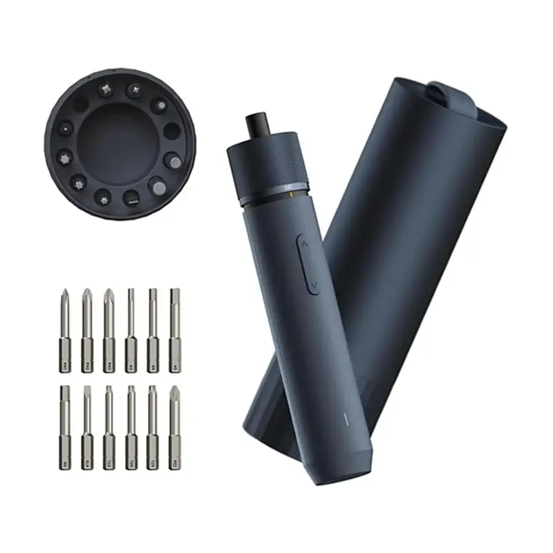 HOTO Electric Screwdriver,3.6V Cordless Screwdriver Set, All-in-One Design,USB-C Charging, LED Light,12 Pcs Bit for Electrica...