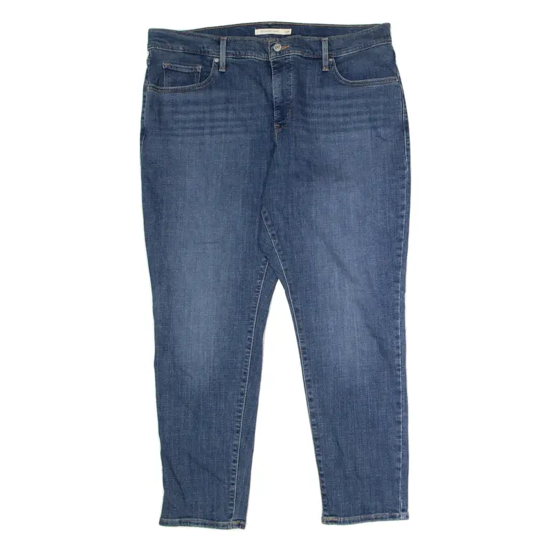 LEVI'S 311 Shaping Womens Jeans Blue Regular Skinny Stone Wash W38 L28