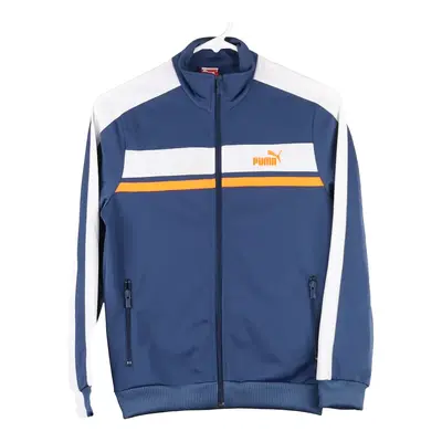Age 12 Puma Track Jacket - Large Blue Polyester | Size: large