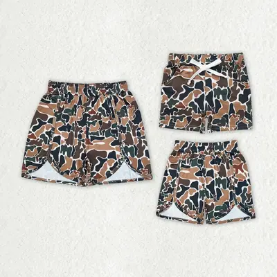 Family Matching Alert! Mama & Me Camo Shorts for Your Summer Adventures Comfy Fabric kids clothing Bottom