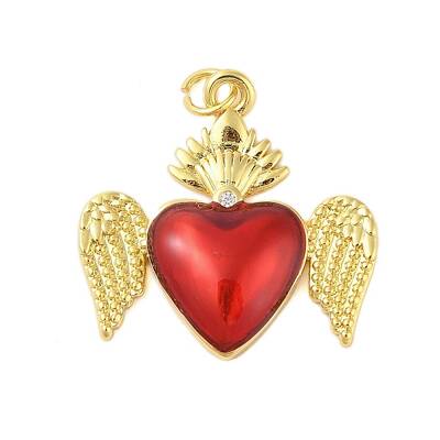 Rack Plating Brass Enamel Pendants