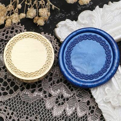 Flower Frame Brass Stamp Heads