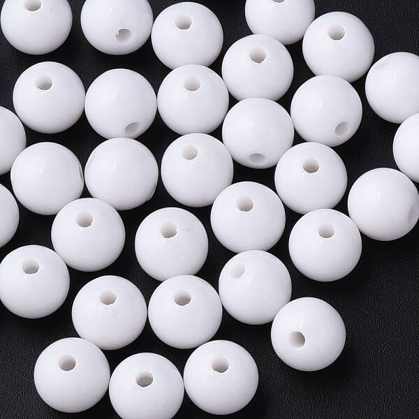 Opaque Acrylic Beads