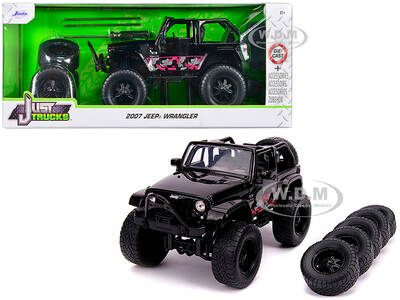 2007 Jeep Wrangler Black with Extra Wheels \