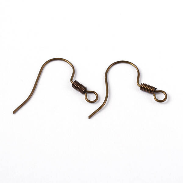 Antique Bronze Brass Earring Hooks
