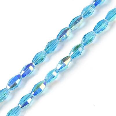 Electroplate Glass Beads Strands