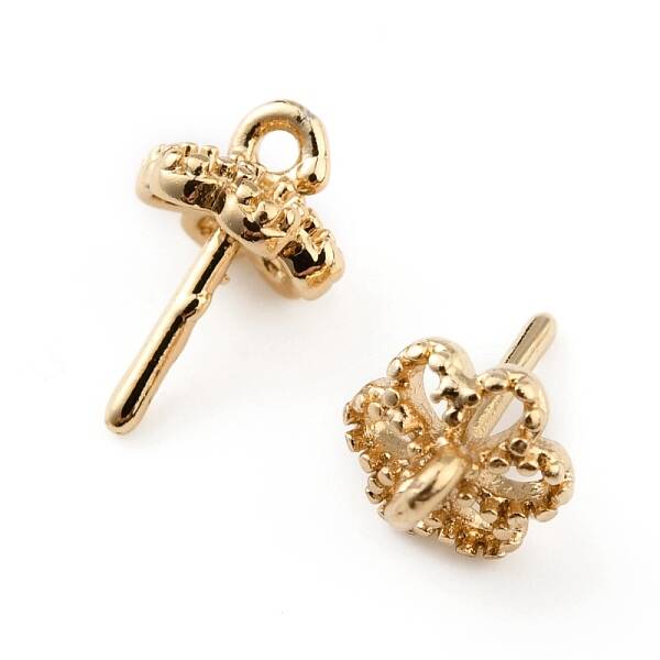 Brass Peg Bails Pendants