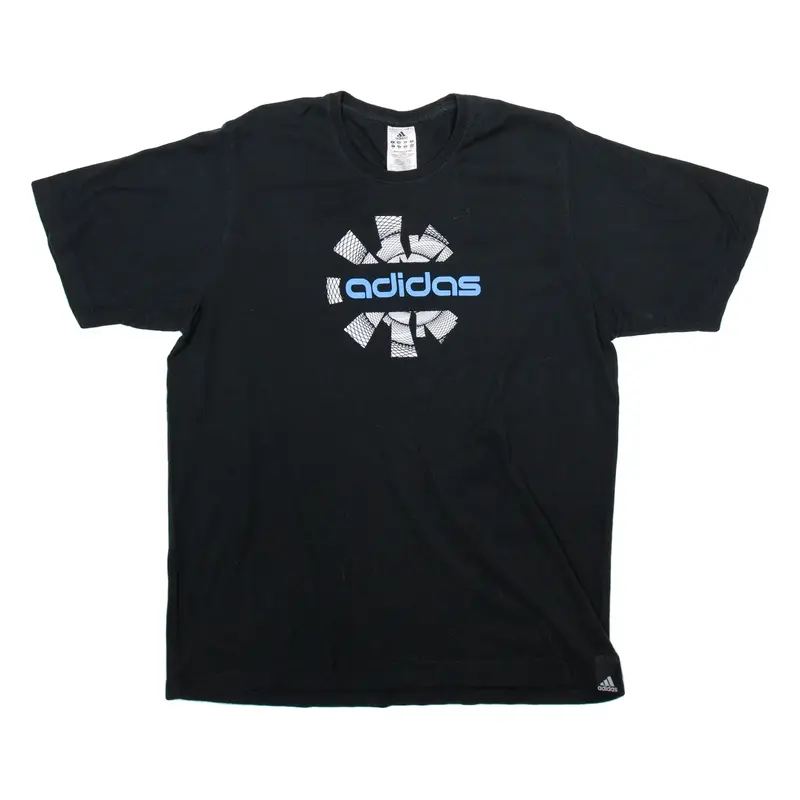 ADIDAS Mens T-Shirt Black XL