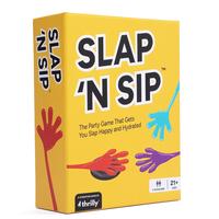 Slap 'N Sip - The Viral Sticky Hand Party Game for Adults - Includes 15 Sticky Hands & 200 Game Cards - Perfect for Family & ...