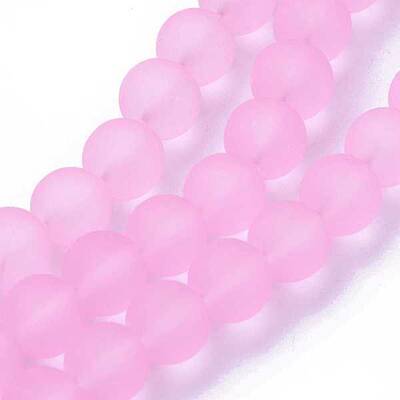 Transparent Glass Bead Strands