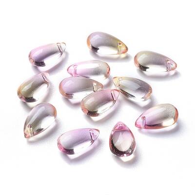 Transparent Glass Charms