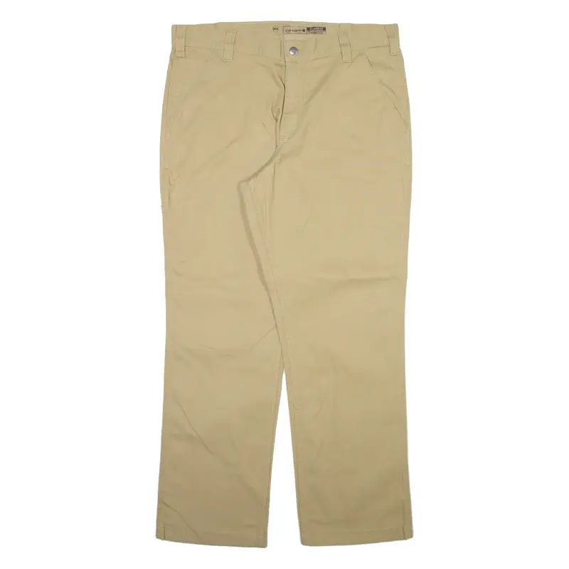 CARHARTT Mens Trousers Beige Relaxed Straight W36 L30