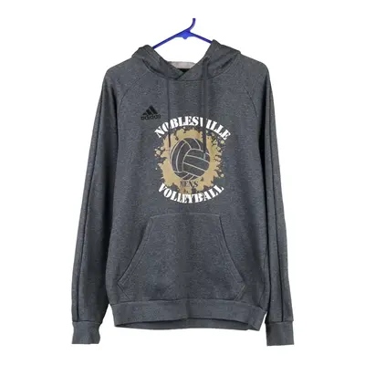 Noblesville Volleyball Adidas Hoodie - Medium Grey Cotton Blend