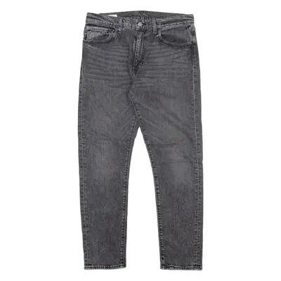 LEVI'S 512 BIG E Jeans Irregular Mens Grey Slim Tapered Stone Wash W32 L29