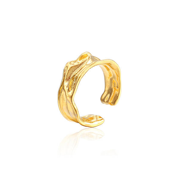 Stainless Steel Open Ring for Men Women