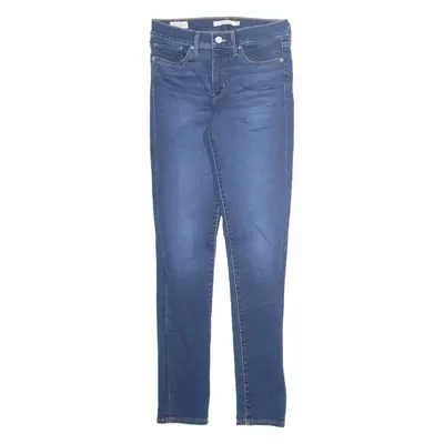 LEVI'S 311 Shaping BIG E Womens Jeans Blue Regular Skinny Stone Wash W27 L31