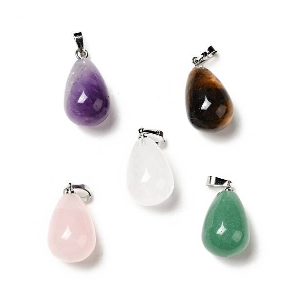 Natural Mixed Stone Pendants