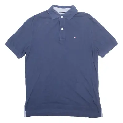 TOMMY HILFIGER Mens Polo Shirt Blue M