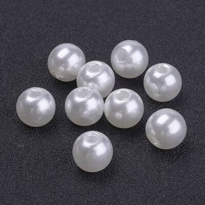 Acrylic Pearl Round Beads For DIY Jewelry and Bracelets