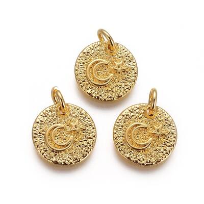 Brass Rough Surface Charms