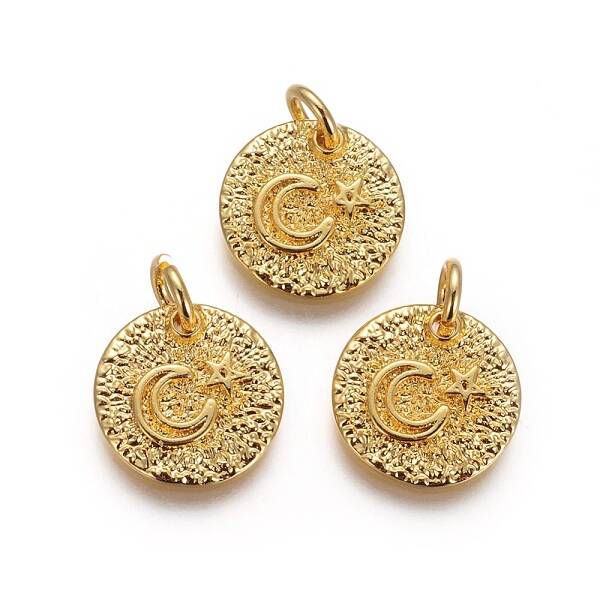 Brass Rough Surface Charms