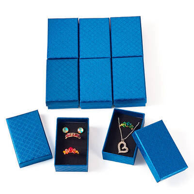 Rectangle Cardboard Paper Jewelry Box