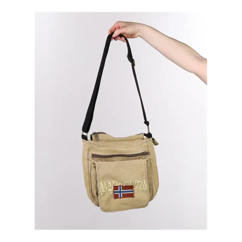 Napapijri Crossbody Bag - No Size Beige Canvas