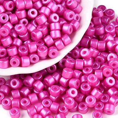 Baking Paint Pearlized Glass Seed Beads