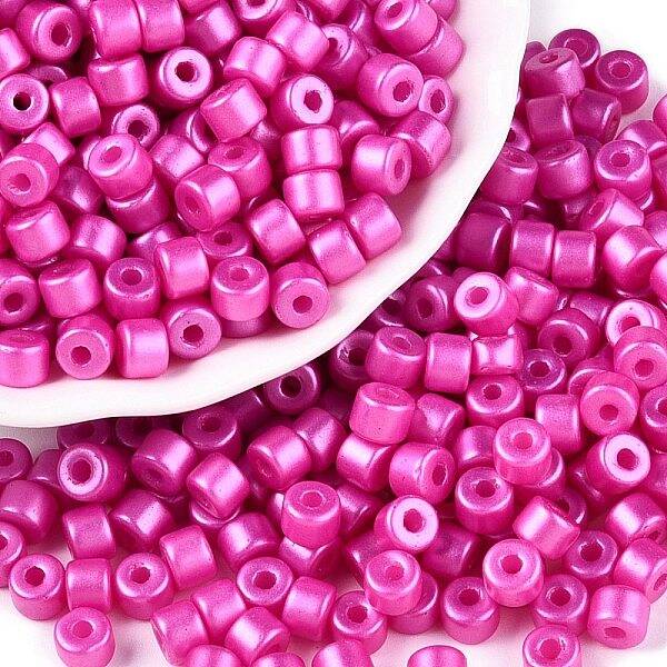 Baking Paint Pearlized Glass Seed Beads