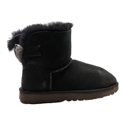 UGG Ankle Boots Black Suede Womens UK 6.5