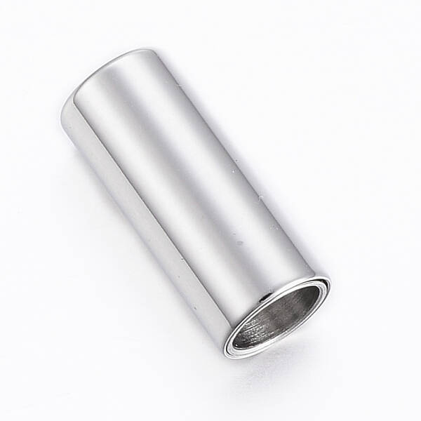 Tarnish Resistant Smooth 304 Stainless Steel Magnetic Clasps with Glue-in Ends