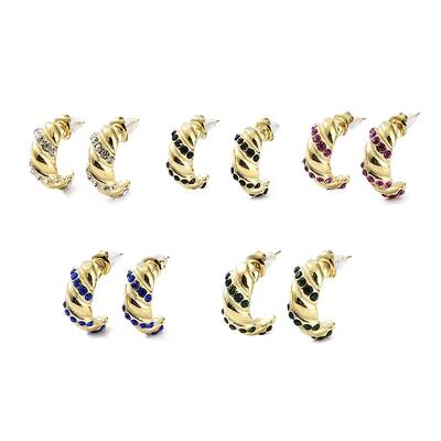 Glass Stud Earrings