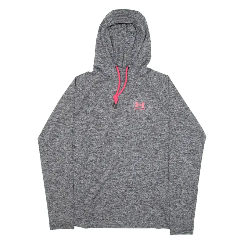 UNDER ARMOUR Loose Fit Womens Grey Hoodie M