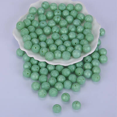 Round Silicone Focal Beads