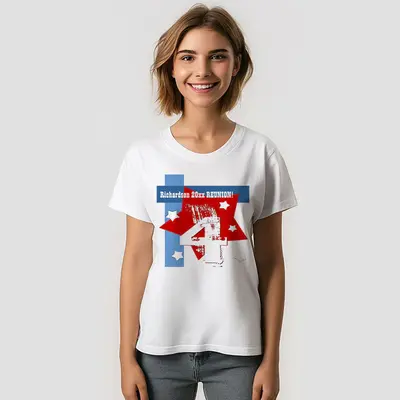 Red White Blue Family Reunion 4th of July T-Shirt