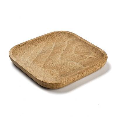 Wood Jewelry Plate Storage Tray