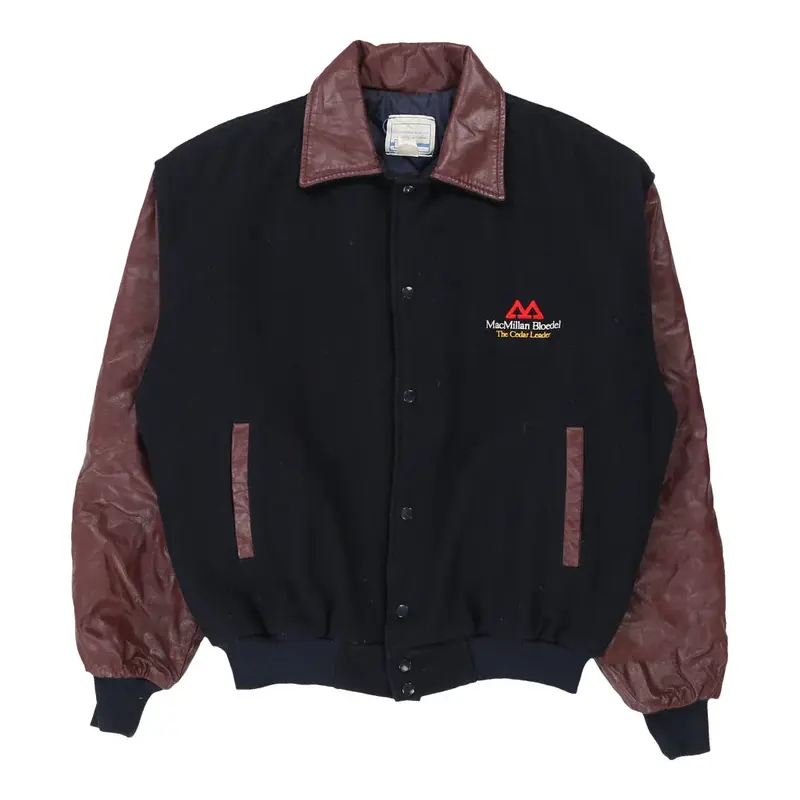 Mordern Hardware Varsity Jacket - XL Navy Wool Blend
