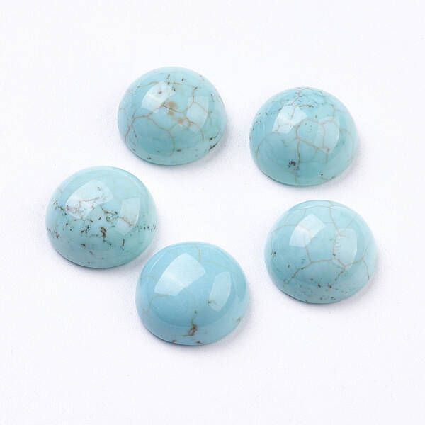 Natural Howlite Cabochons