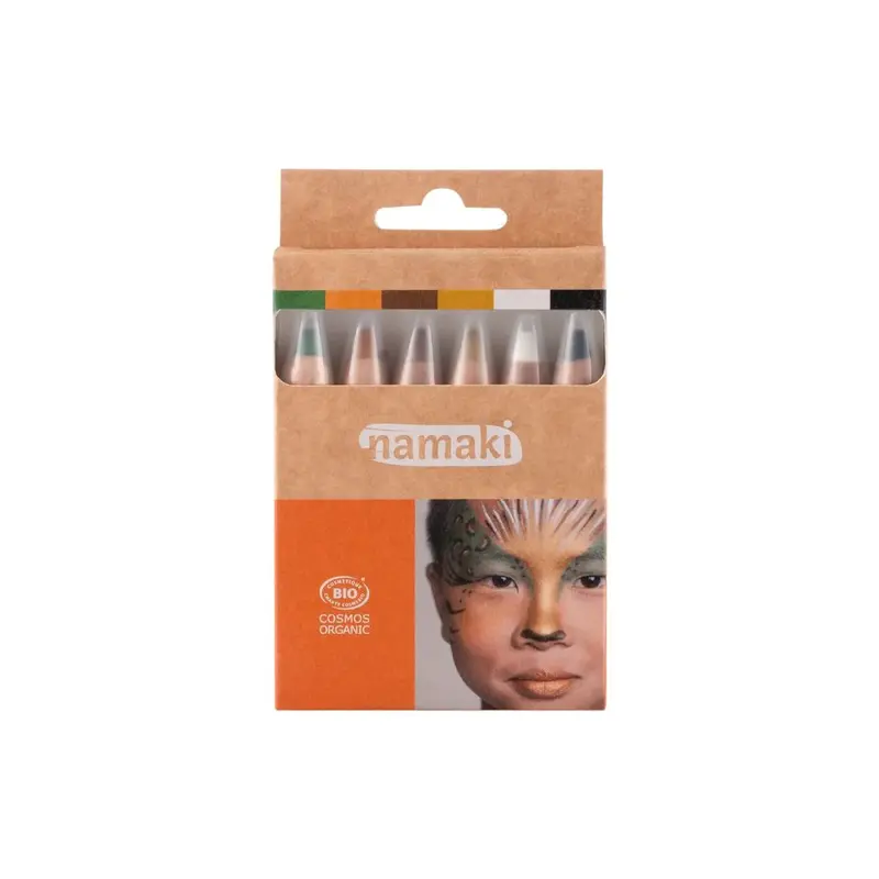 Namaki Face Painting Pencil Set Wild Life