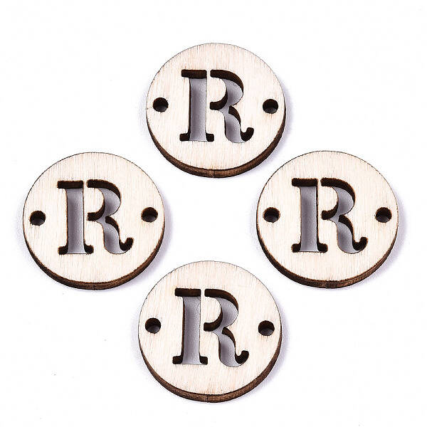 Unfinished Natural Poplar Wood Links Connectors