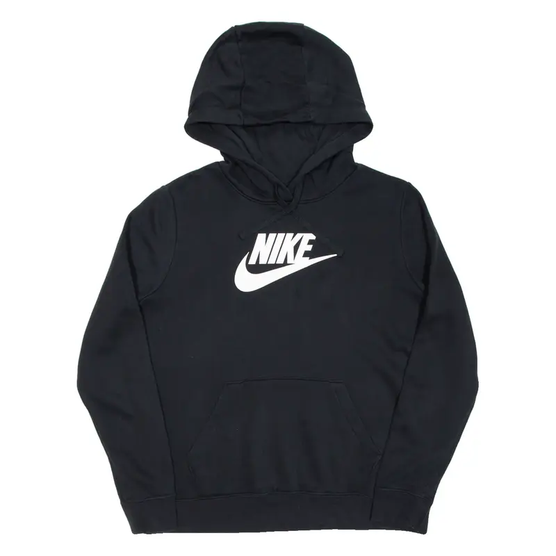 NIKE Womens Black Hoodie L