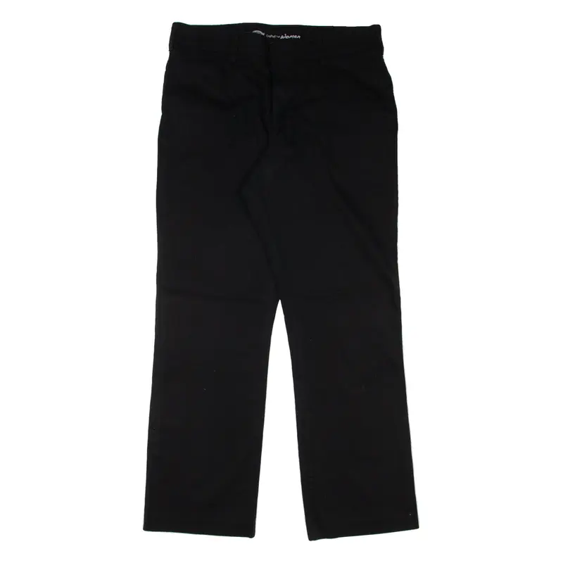 DICKIES Curvy Workwear Womens Trousers Black Regular Straight W32 L31